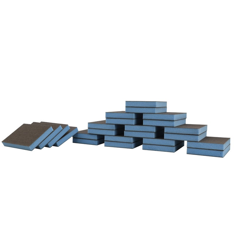 Kekow Sanding Sponges, Fine Grit, 3.82"X 2.72"X 0.47", 24 Packs - Image 2